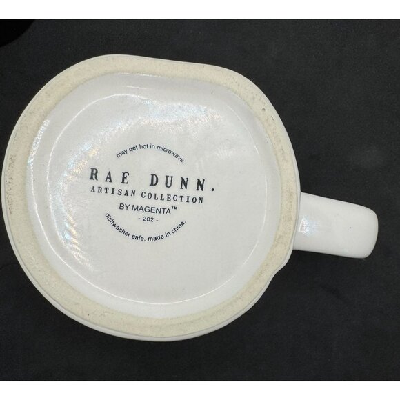 Rae Dunn Artisan Collection By Magenta "Rooted In Christ" White Ceramic Mug - Picture 3 of 7